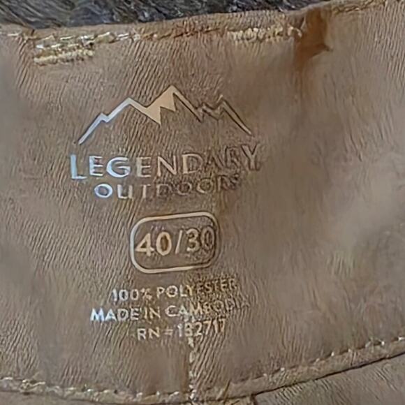 Legendary Whitetails Pathfinder Performance Hiking Pants 40x30 Flint NWT MSRP$60 - Picture 4 of 9